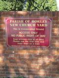 New Church Yard burial ground, Horley